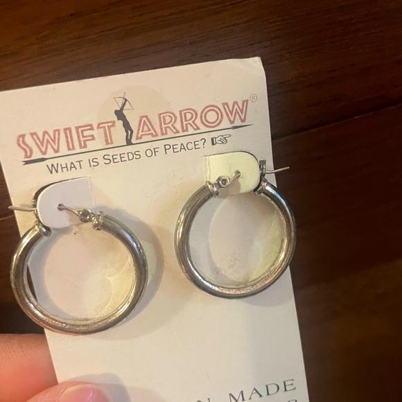 Sterling Silver Hoops. - Picture 1 of 3